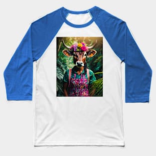 Cow Girl Baseball T-Shirt